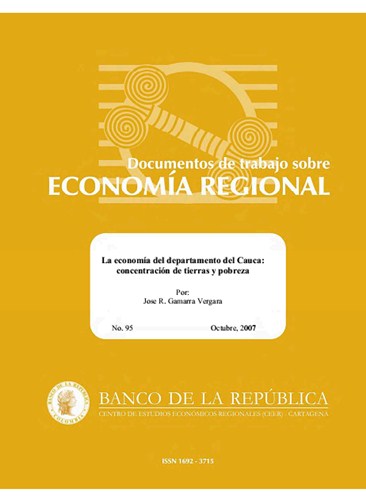La economía del departamento del Cauca: concentración de tierras y pobreza