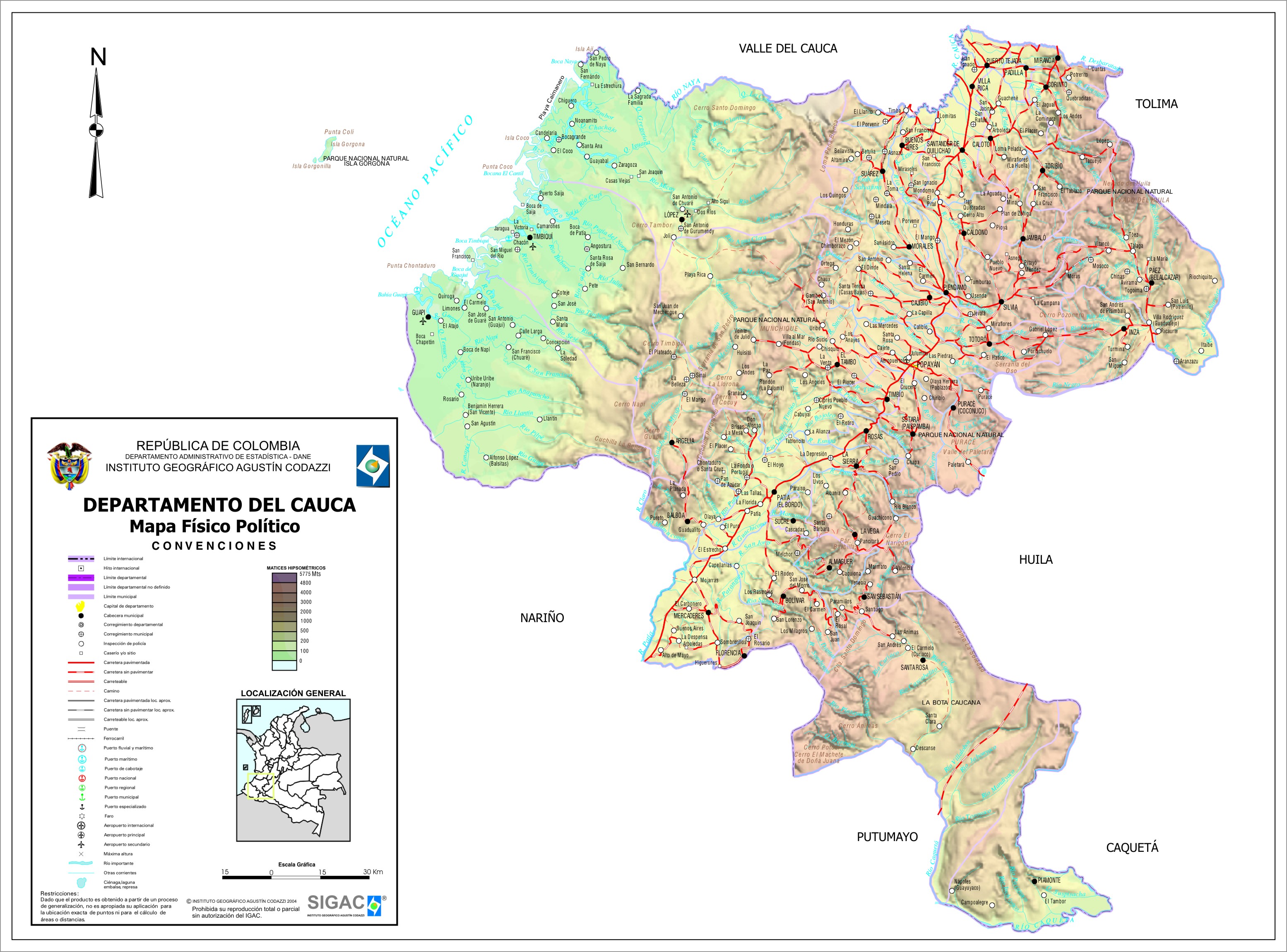 Información Básica Territorial del Cauca