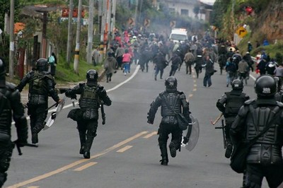 En el Cauca no cesa represión y tratamiento guerrerista a la movilización campesina